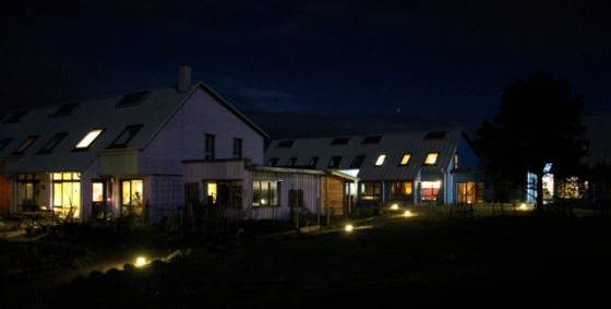 East Whins by night
